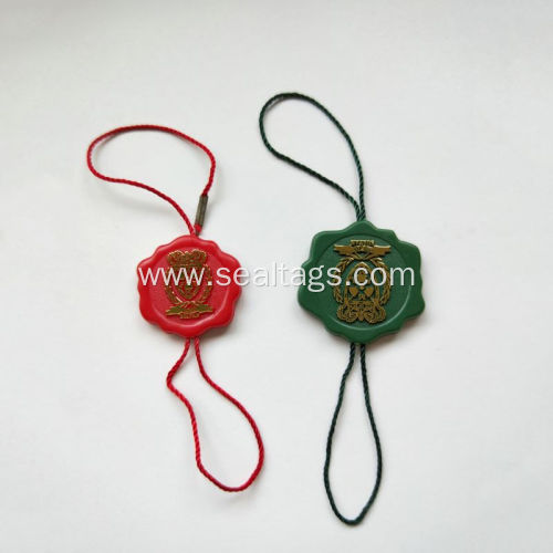 Special shape string tags with ribbon